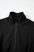 French Terry Zipped Collar Sleeveless Drawstring Waist Mini Dress